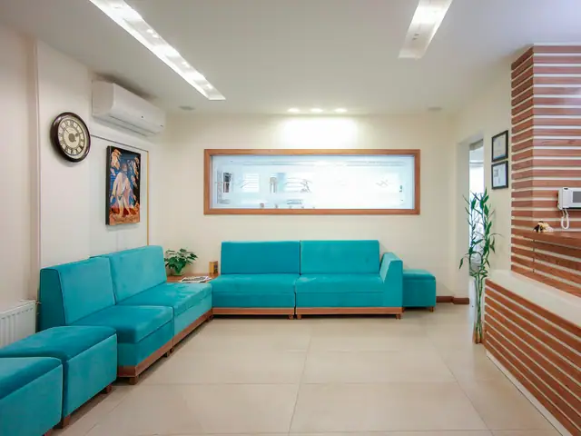A comfortable waiting room